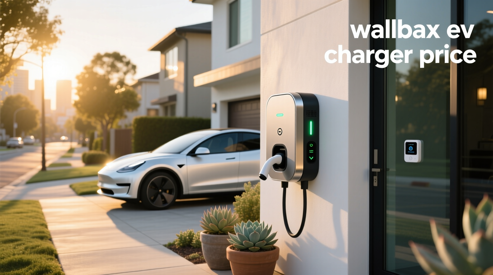 Schemat elektryczny podłączenia Wallboxa do rozdzielni z bezpiecznikami i kablami